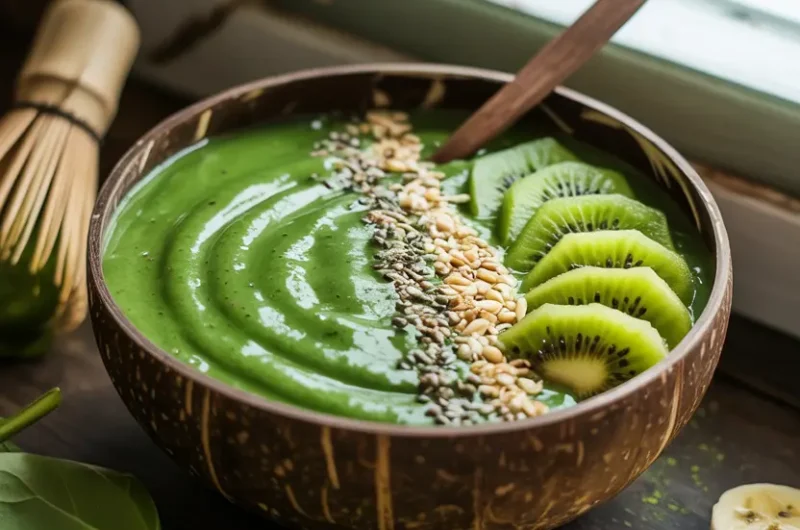 Recharge Naturally with This Green Energy Smoothie Bowl 🥬⚡