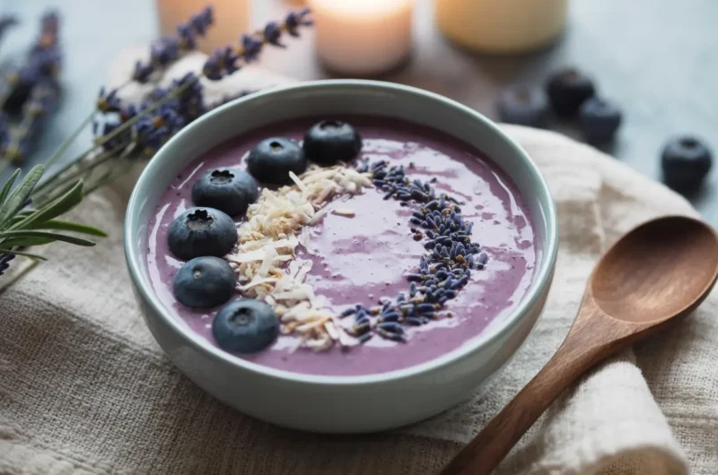Lavender Blueberry Relaxation Smoothie