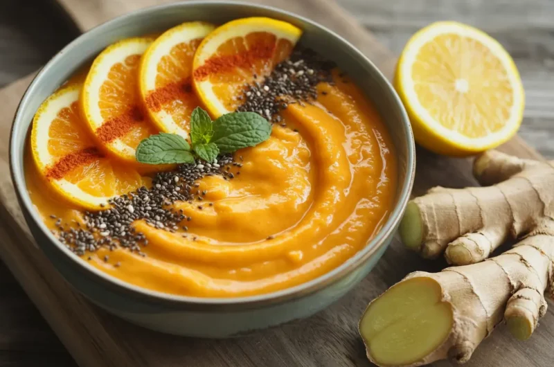 Feel the Fire with This Citrus Cayenne Metabolism Smoothie Bowl