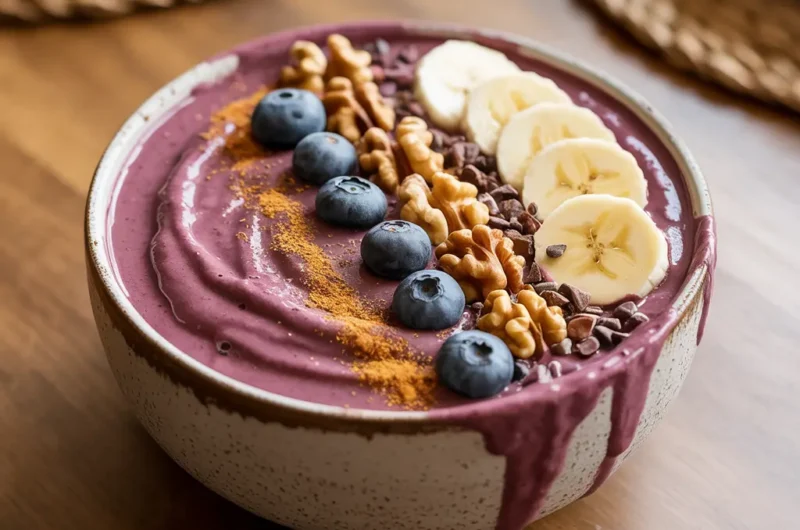 Boost Your Mood with This Blueberry Walnut Smoothie Bowl
