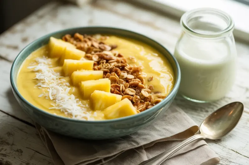 Pineapple Kefir Smoothie Bowl